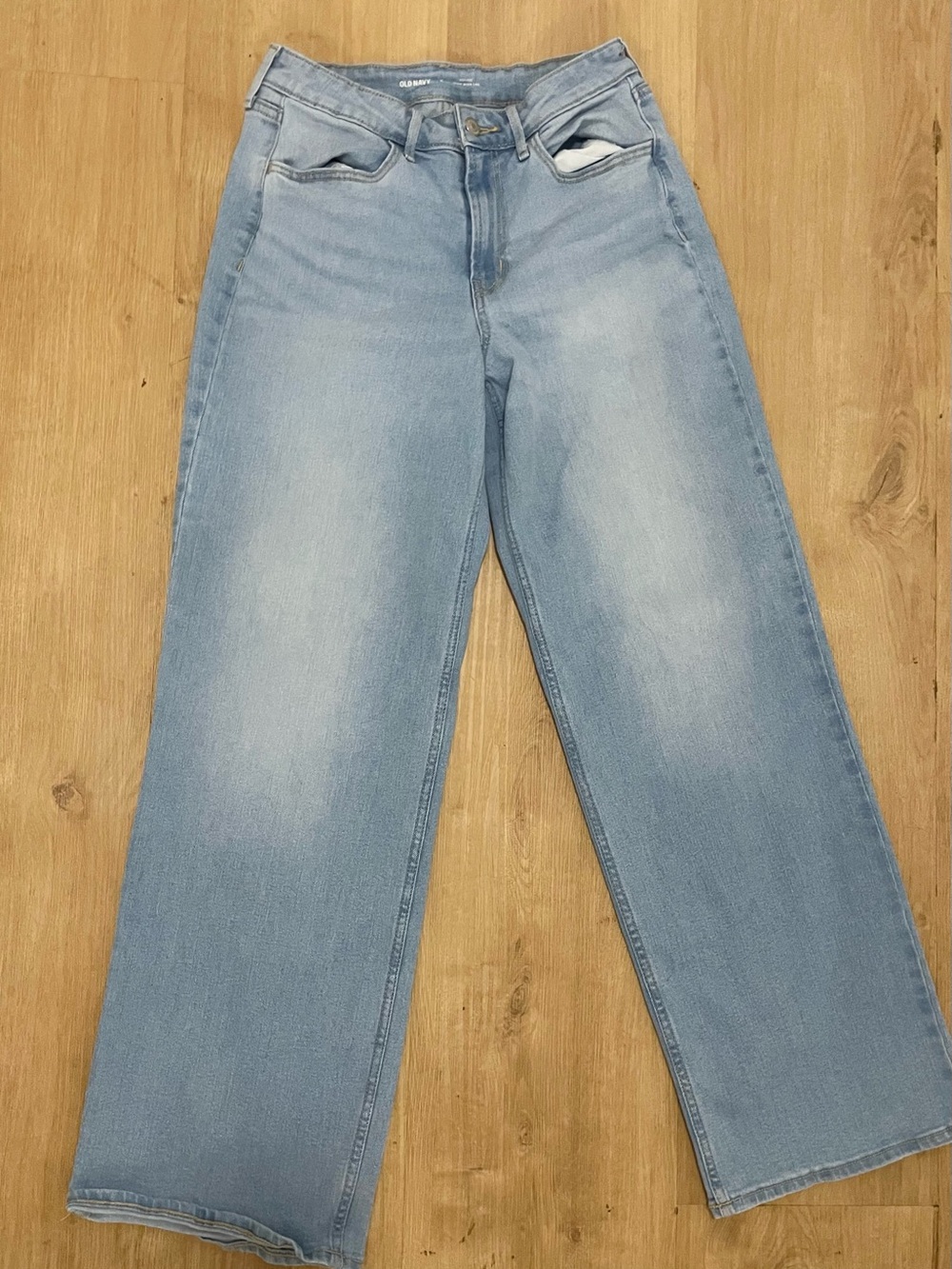 Old Navy Light Blue Wide Leg Jeans